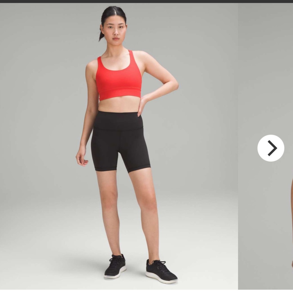 NWT- Lululemon- Longline Energy Bra- Sz 12- B/D Cup- Red